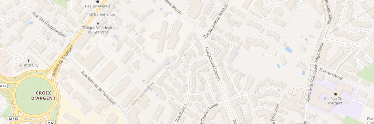Plan du 87 Rue Lino Ventura à Montpellier