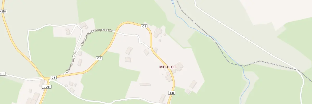 Plan du 129 Meulot Nord à Saint-André-en-Morvan