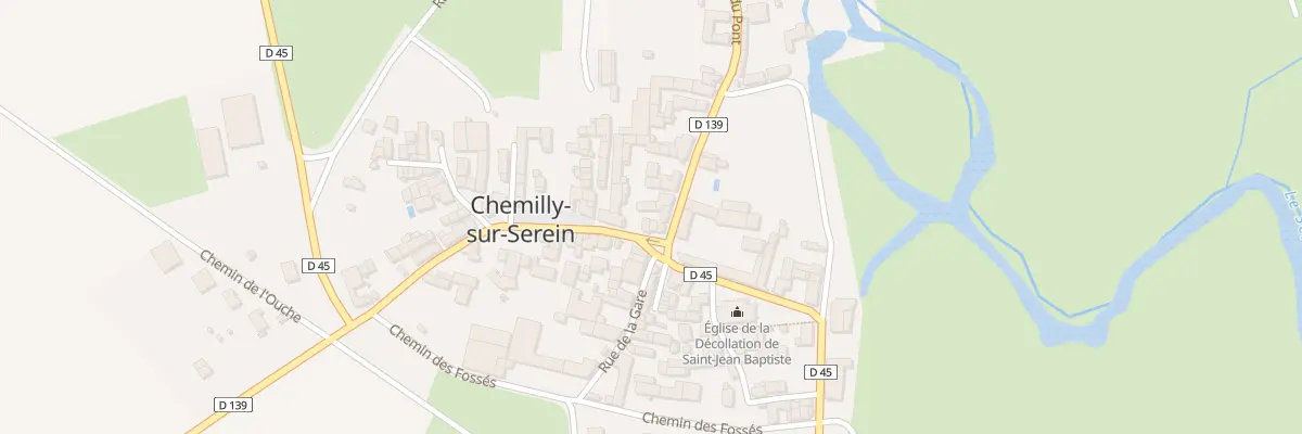 Plan du 67 Gr Grande Rue à Chemilly-sur-Serein