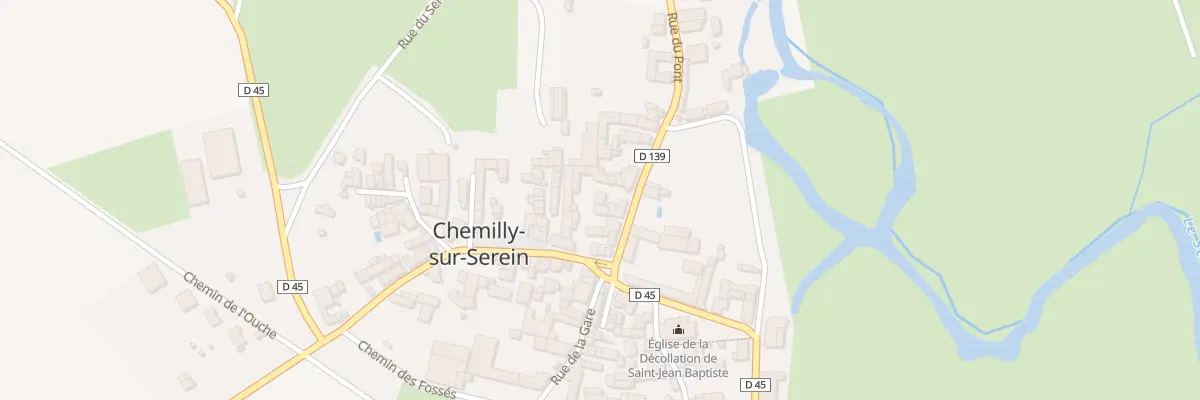 Plan du 11 Rue du Pont à Chemilly-sur-Serein