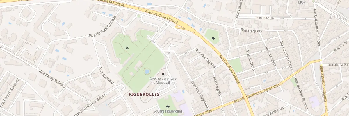 Plan du 39 Rue Tour Gayraud à Montpellier