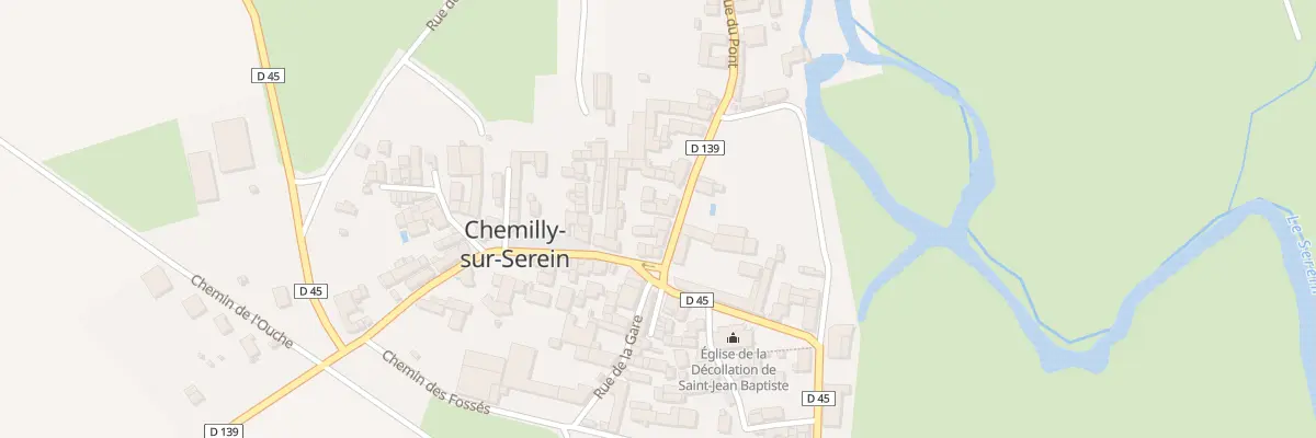 Plan du 5 Rue du Pont à Chemilly-sur-Serein