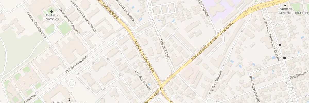 Plan du 223 Rue du Triolet à Montpellier