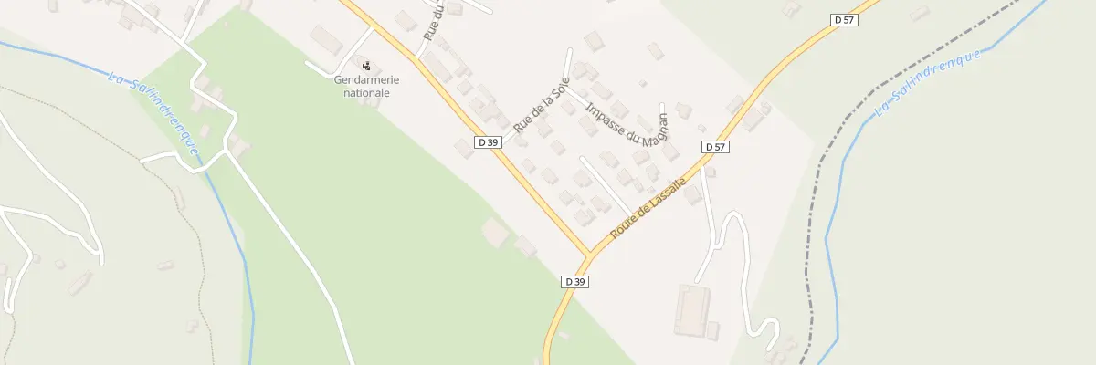 Plan du 6 Rue de la Croisette à Lasalle