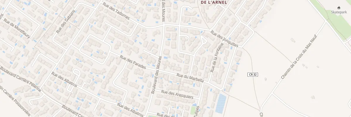 Plan du 12 Rue du Carignan à Villeneuve-lès-Maguelone