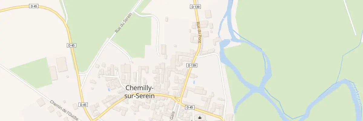 Plan du 23 Rue du Pont à Chemilly-sur-Serein