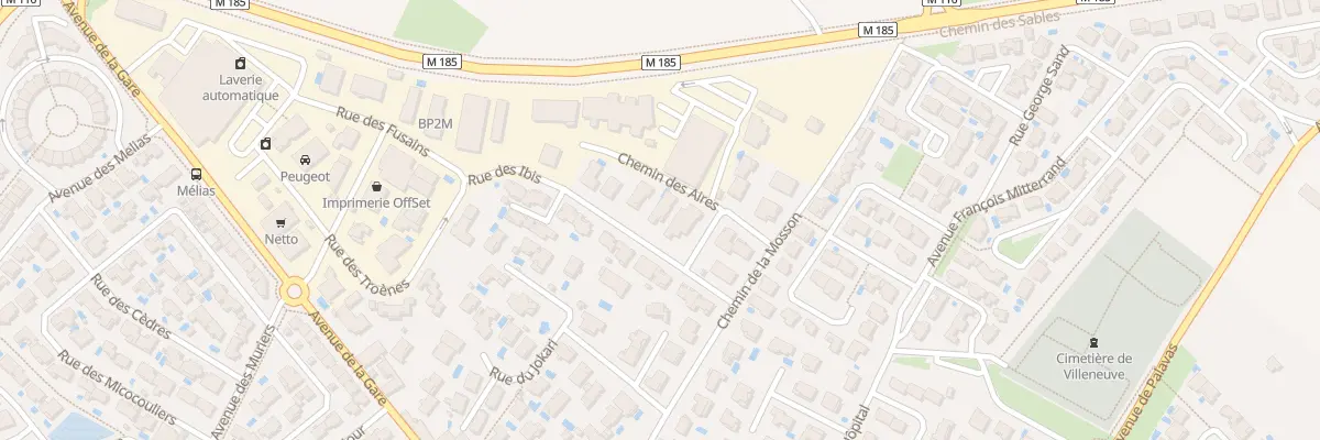 Plan du 4 Rue des Ibis à Villeneuve-lès-Maguelone