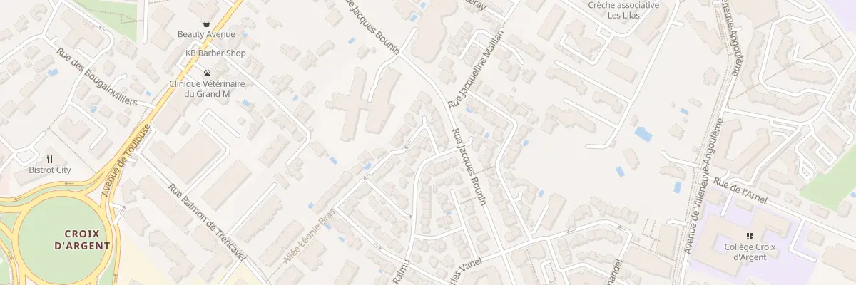 Plan du 17 Rue Lino Ventura à Montpellier