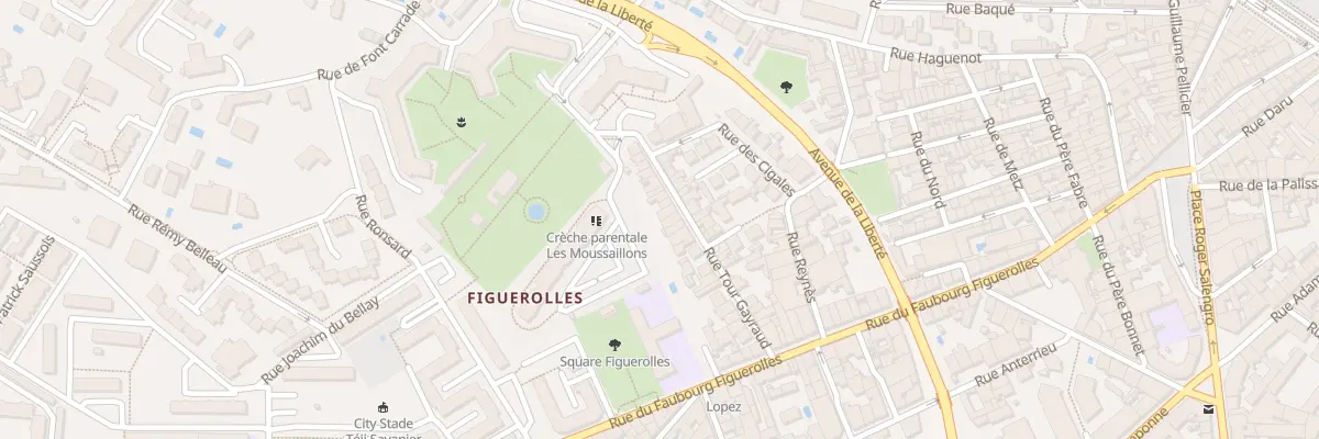 Plan du 25 Rue Tour Gayraud à Montpellier