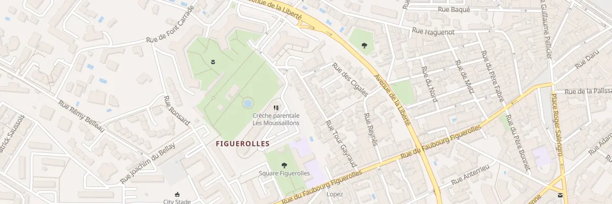 Plan du 27 Rue Tour Gayraud à Montpellier