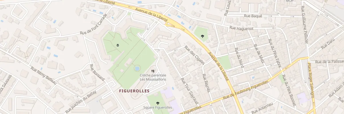 Plan du 42 Rue Tour Gayraud à Montpellier