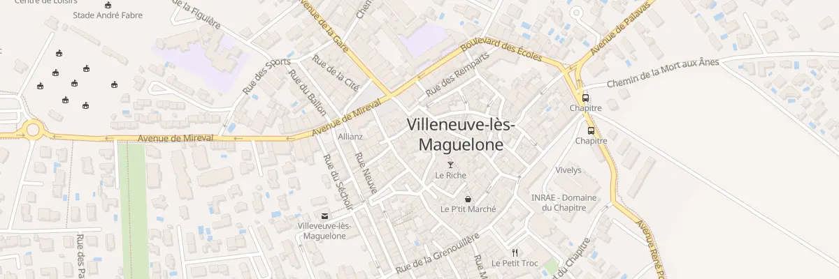 Plan du 62 Grand Rue à Villeneuve-lès-Maguelone