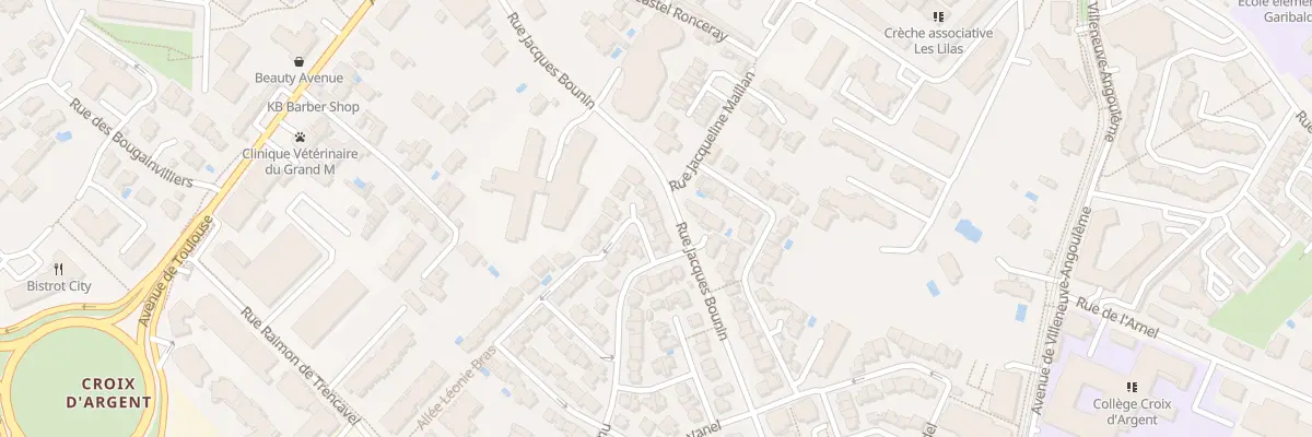 Plan du 36 Rue Lino Ventura à Montpellier