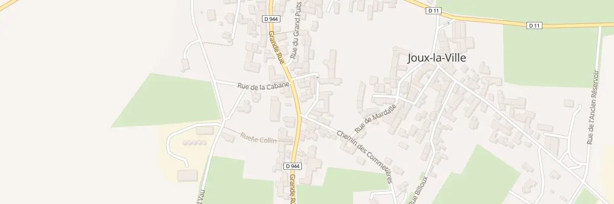 Plan du 14 Gr Grande Rue à Joux-la-Ville