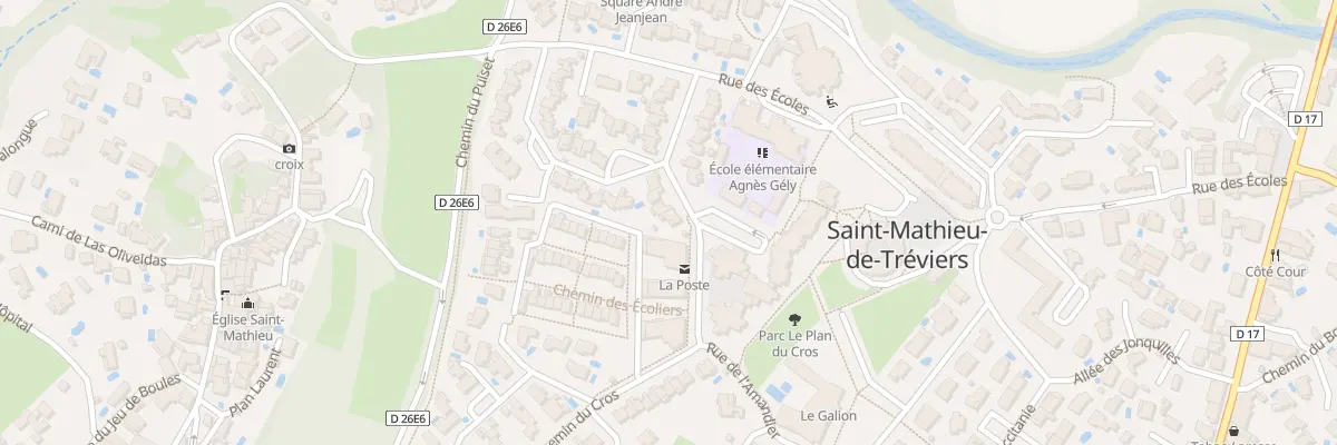 Plan du 335 Rue de l’Amandier à Saint-Mathieu-de-Tréviers
