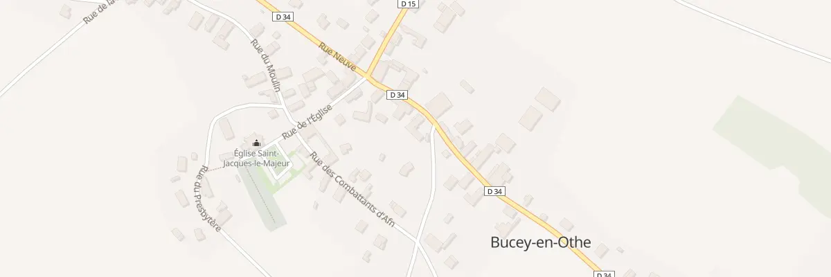 Plan du 29 Rue Jean-thomas Bonnemain à Bucey-en-Othe