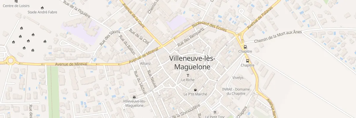 Plan du 59 Grand Rue à Villeneuve-lès-Maguelone