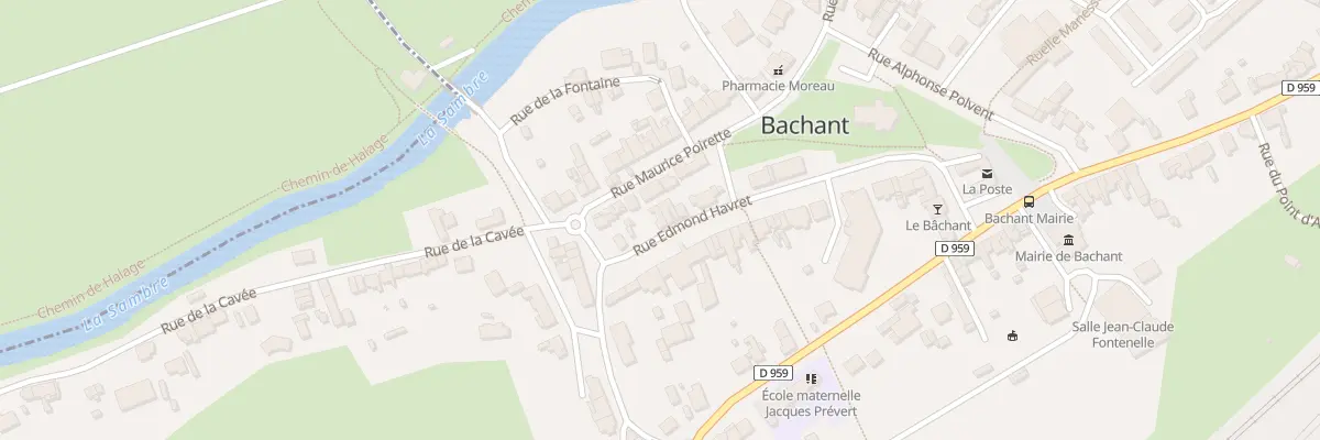 Plan du 5 Rue Edmond Havret à Bachant