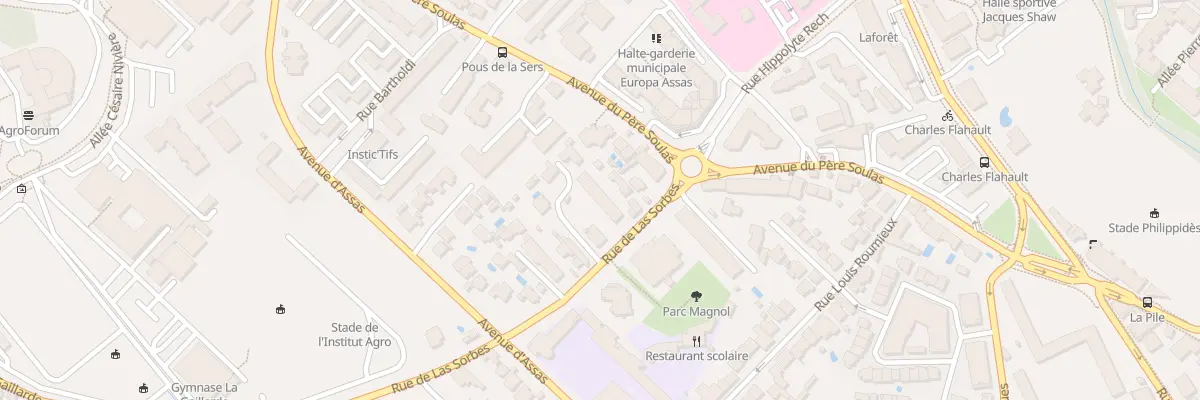 Plan du 70 Rue de Las Sorbes à Montpellier