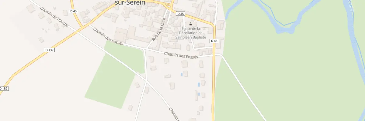 Plan du 22 Che des Fossés à Chemilly-sur-Serein
