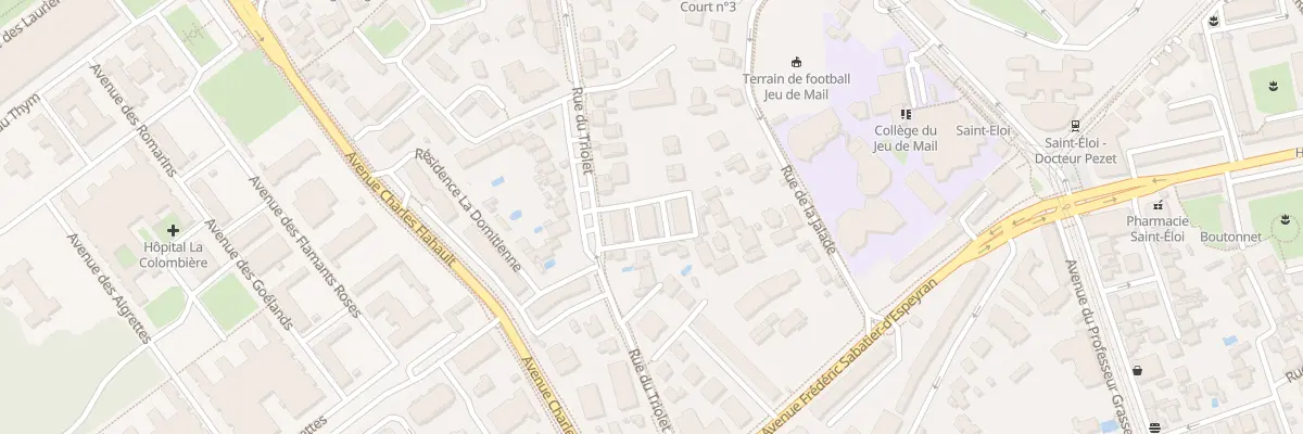 Plan du 358 Rue du Triolet à Montpellier