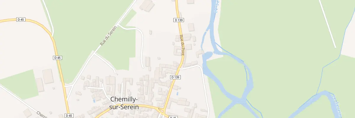 Plan du 33 Rue du Pont à Chemilly-sur-Serein
