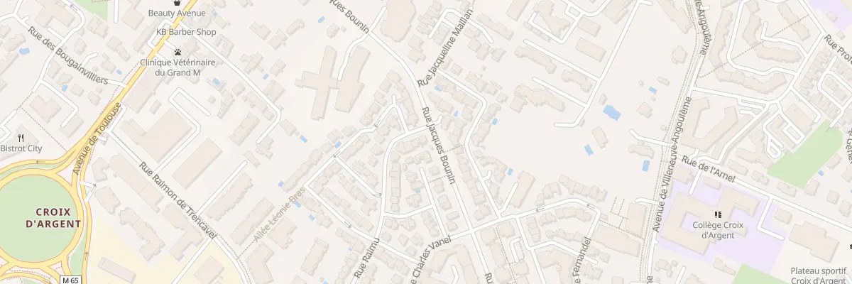 Plan du 15 Rue Raimu à Montpellier