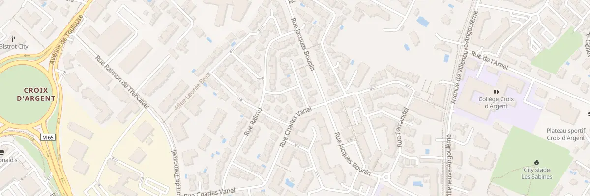 Plan du 29 Rue Maurice Biraud à Montpellier