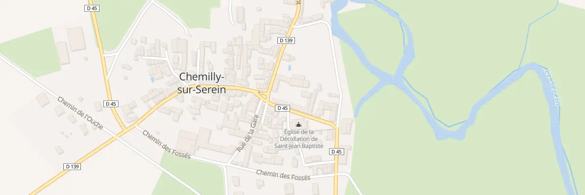 Plan du 2 Rue du Pont à Chemilly-sur-Serein