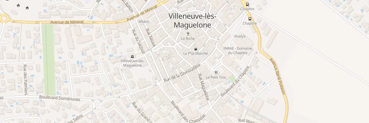 Plan du 25 Rue des Ortolans à Villeneuve-lès-Maguelone