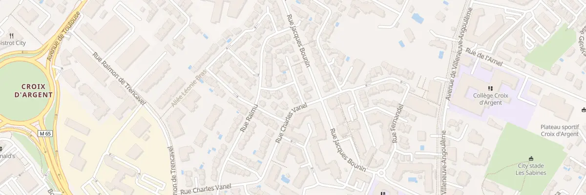 Plan du 21 Rue Maurice Biraud à Montpellier