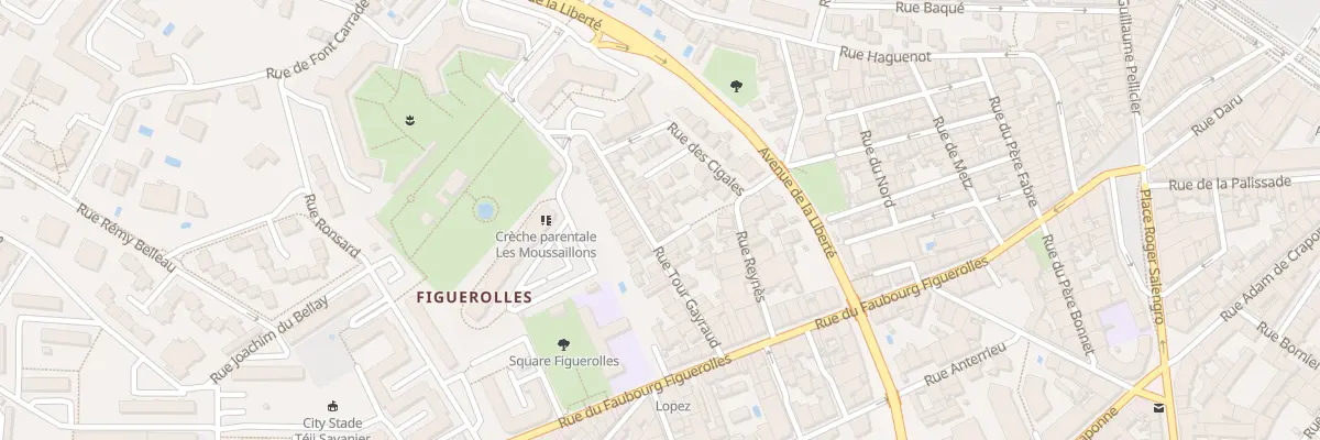 Plan du 26 Rue Tour Gayraud à Montpellier