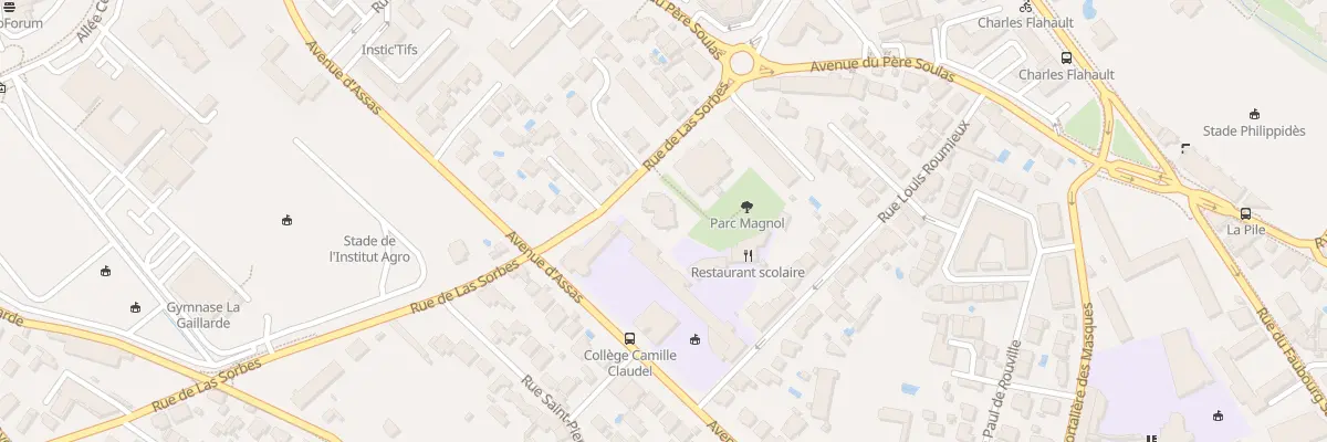Plan du 105 Rue de Las Sorbes à Montpellier
