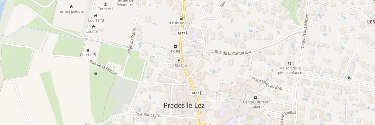 Plan du 178 Rte de Mende à Prades-le-Lez