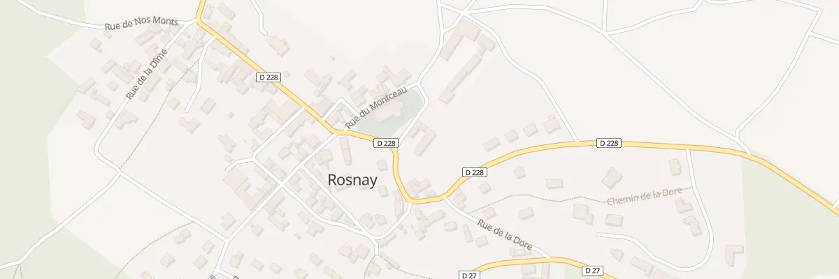 Plan du 1 Rue du Vieux Chateau à Rosnay
