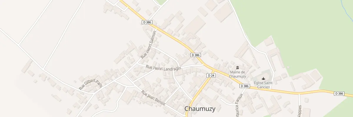 Plan de la Rue Henri Landragin à Chaumuzy