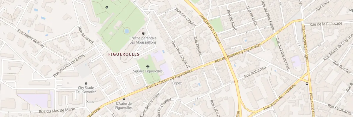 Plan du 7 Rue Tour Gayraud à Montpellier