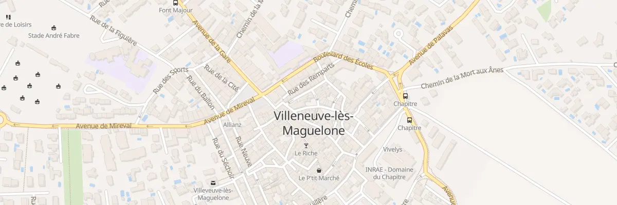 Plan du 23 Rue de la Borie à Villeneuve-lès-Maguelone