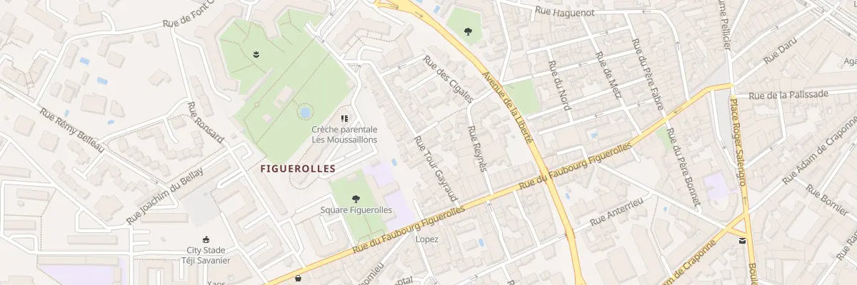 Plan du 20 Rue Tour Gayraud à Montpellier
