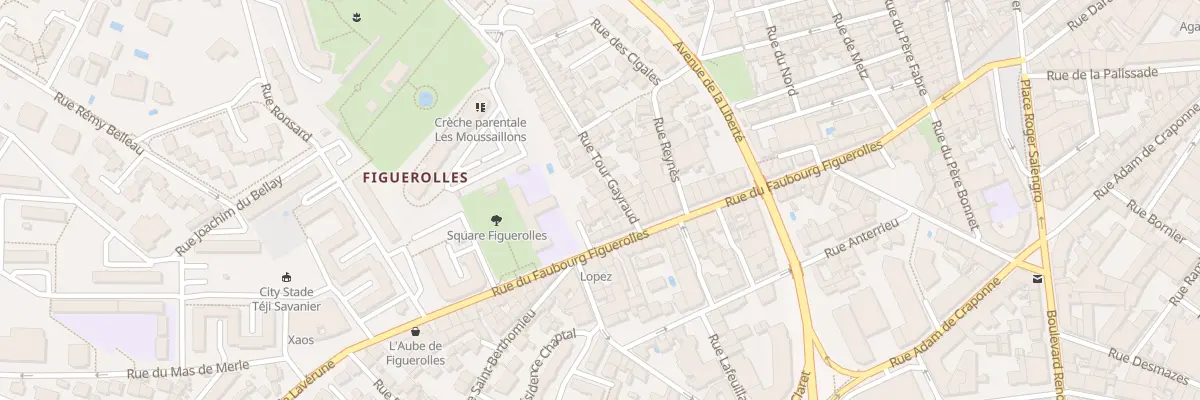 Plan du 5 Rue Tour Gayraud à Montpellier