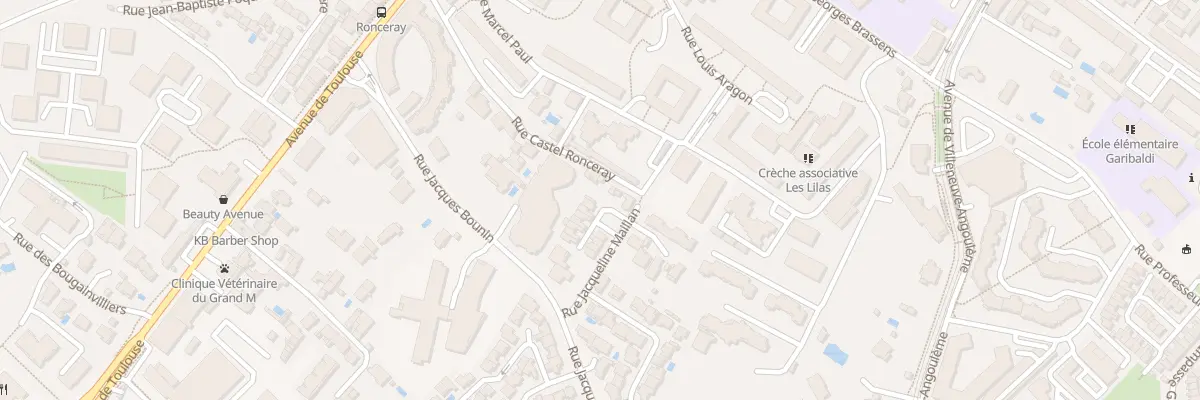 Plan du 95 Rue Alexandre Langlade à Montpellier
