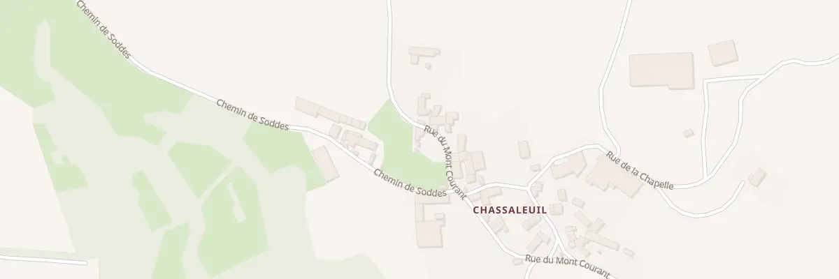 Plan du 9 Rue du Mont Courant à Saint-Paulien