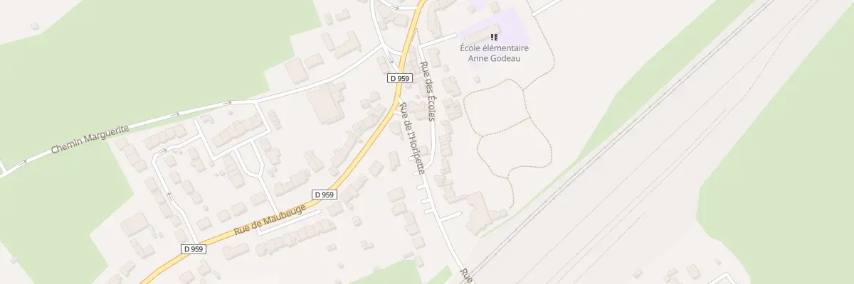 Plan du 9 Rue des Ecoles à Bachant