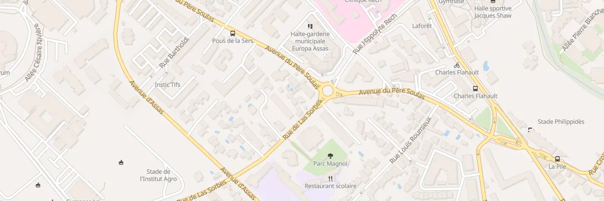 Plan du 40 Rue de Las Sorbes à Montpellier