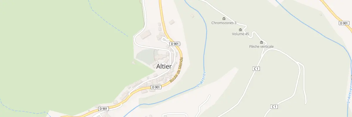 Plan du 34 Rle du Valat à Altier