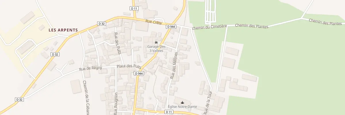 Plan du 19 Rue de Melines à Joux-la-Ville