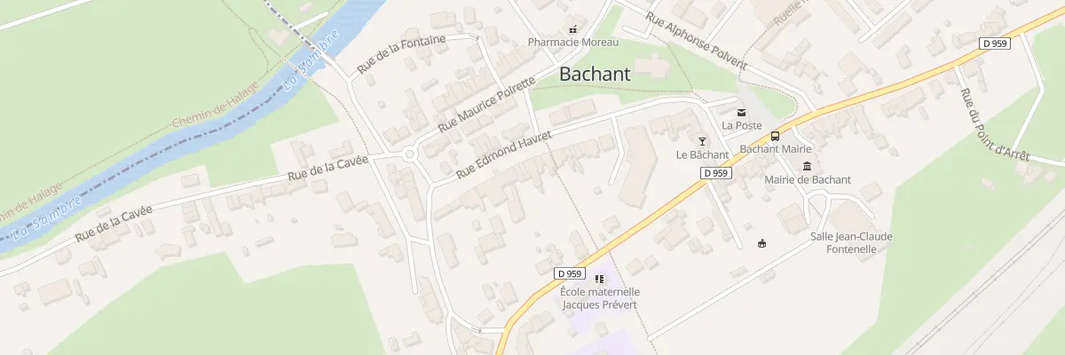 Plan du 28 Rue Edmond Havret à Bachant