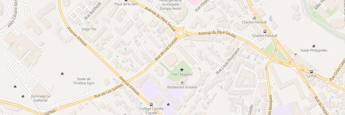Plan du 59 Rue de Las Sorbes à Montpellier