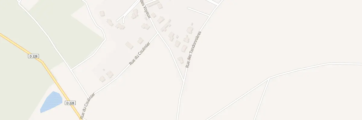 Plan du 2 Rue des Voyeux à Rosnay