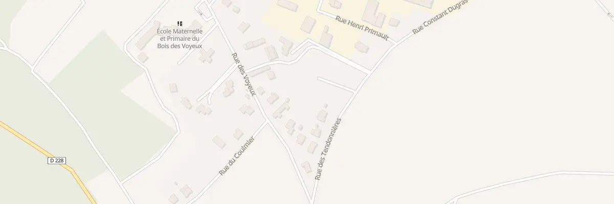 Plan du 6 Imp des Saules à Rosnay